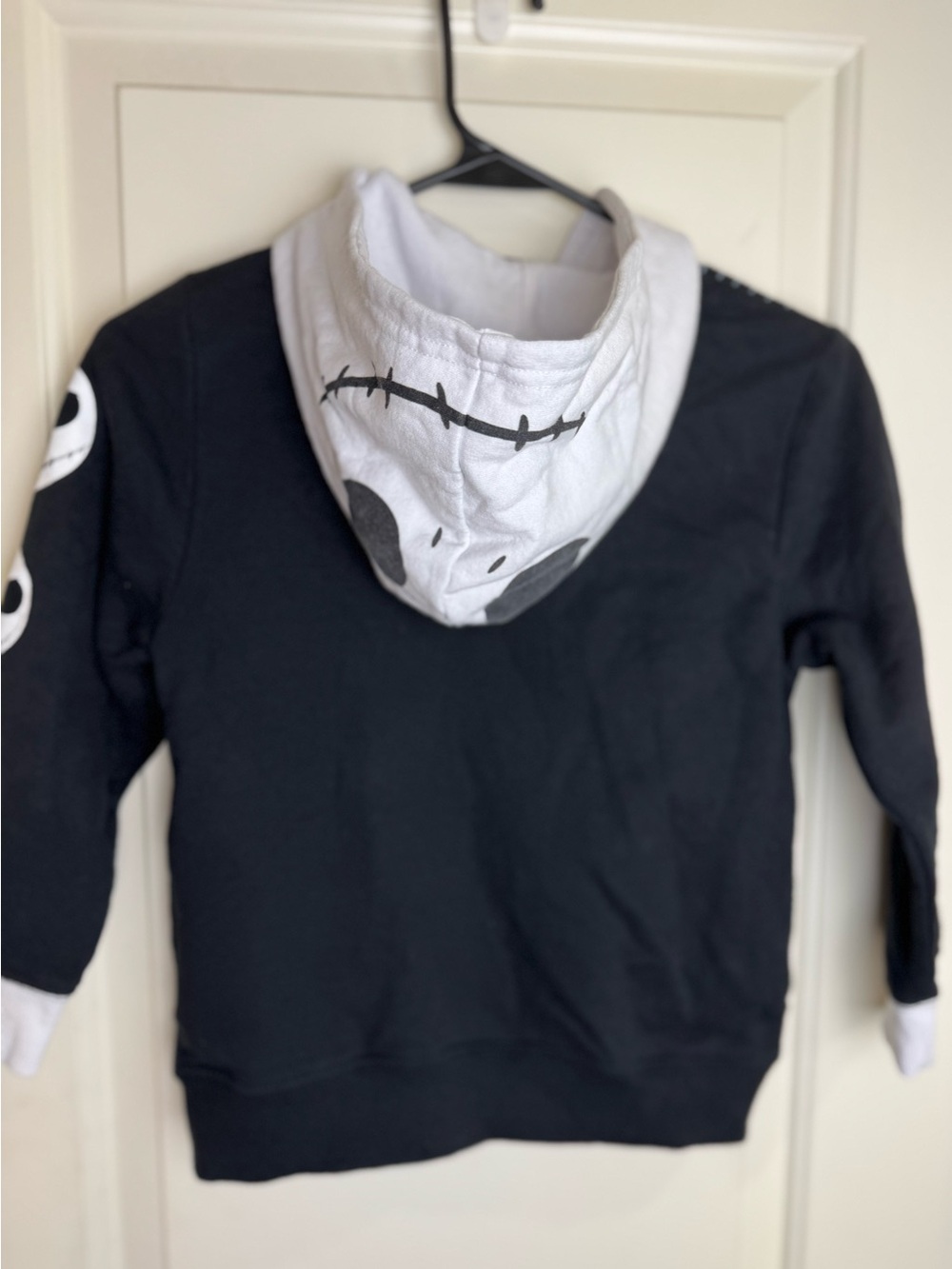 Disney Nightmare Before Christmas Jack Skellington Hoodie S 6/7 - Picture 5 of 6